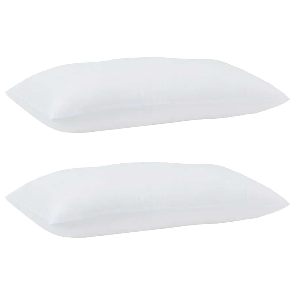 vidaXL Poduszka z poduszką 2 pcs Biały 81 x 42 x 20 cm Poliester
