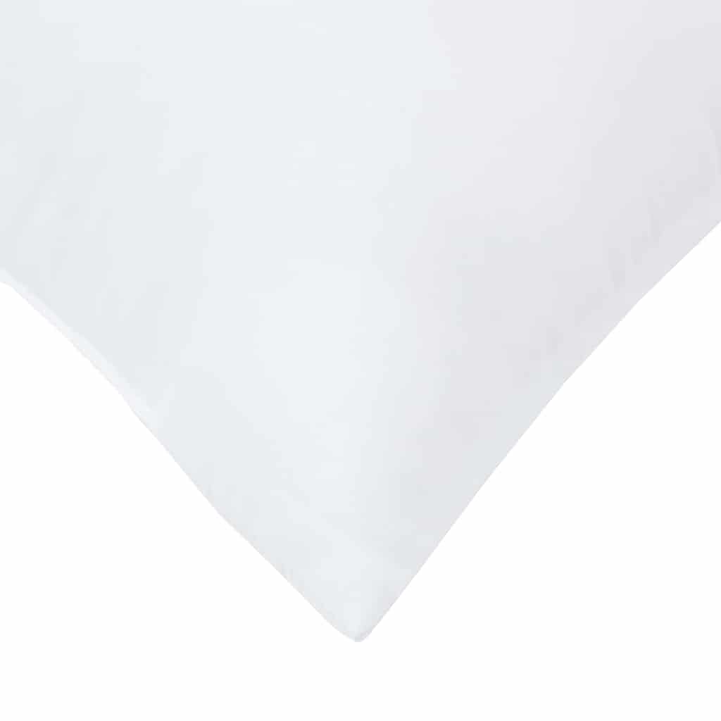 vidaXL Poduszka z poduszką 2 pcs Biały 79 x 60 x 20 cm Poliester