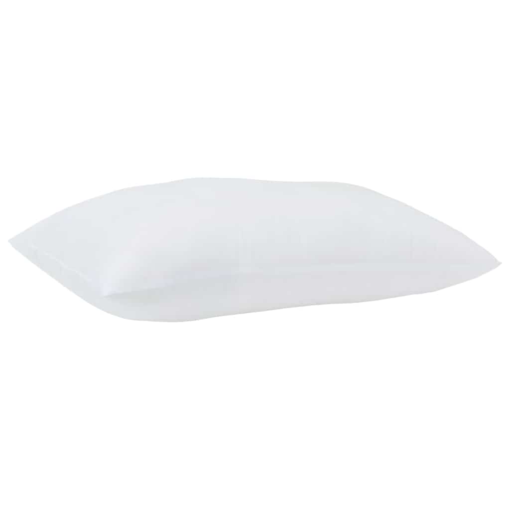 vidaXL Poduszka z poduszką 2 pcs Biały 61 x 41 x 20 cm Poliester