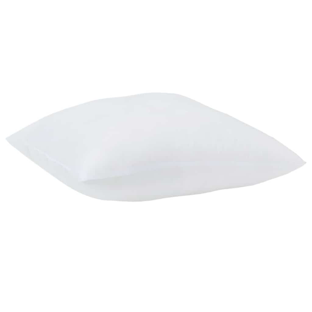 vidaXL Poduszka z poduszką 2 pcs Biały 80 x 80 x 20 cm Poliester