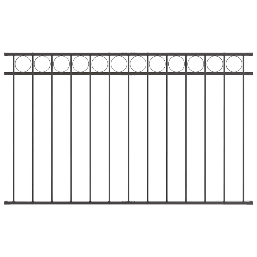 vidaXL Element ogrodzenia ASSEN Szary 170 x 100 cm Stal