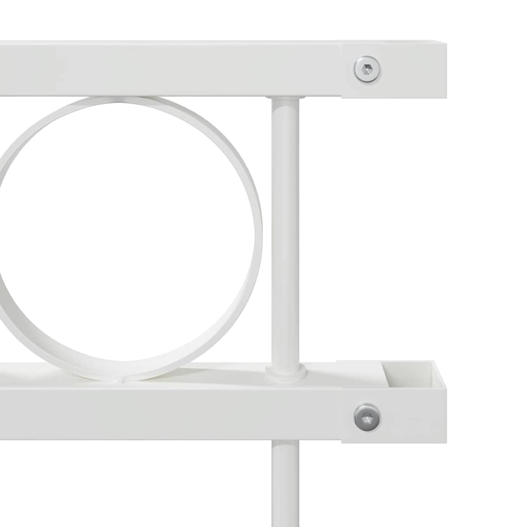 vidaXL Element ogrodzenia ASSEN Biały 170 x 80 cm Stal