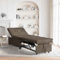 vidaXL Sofa Bed Ciemnoszary 194 x 67 x 82 cm Tkanina Huahua
