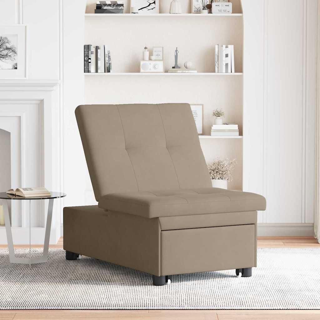 vidaXL Rozkładana sofa Ciemnoszary 194 x 67 x 82 cm Mikrofibra