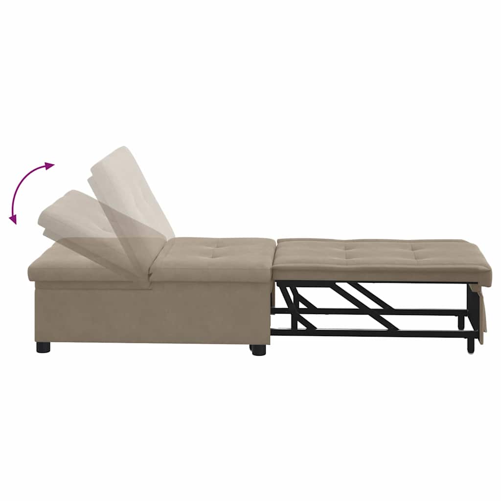 vidaXL Rozkładana sofa Ciemnoszary 194 x 67 x 82 cm Mikrofibra