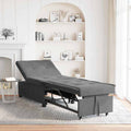 vidaXL Rozkładana sofa Ciemnoszary 194 x 67 x 82 cm Mikrofibra