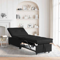 vidaXL Rozkładana sofa Czarny 194 x 67 x 82 cm Mikrofibra