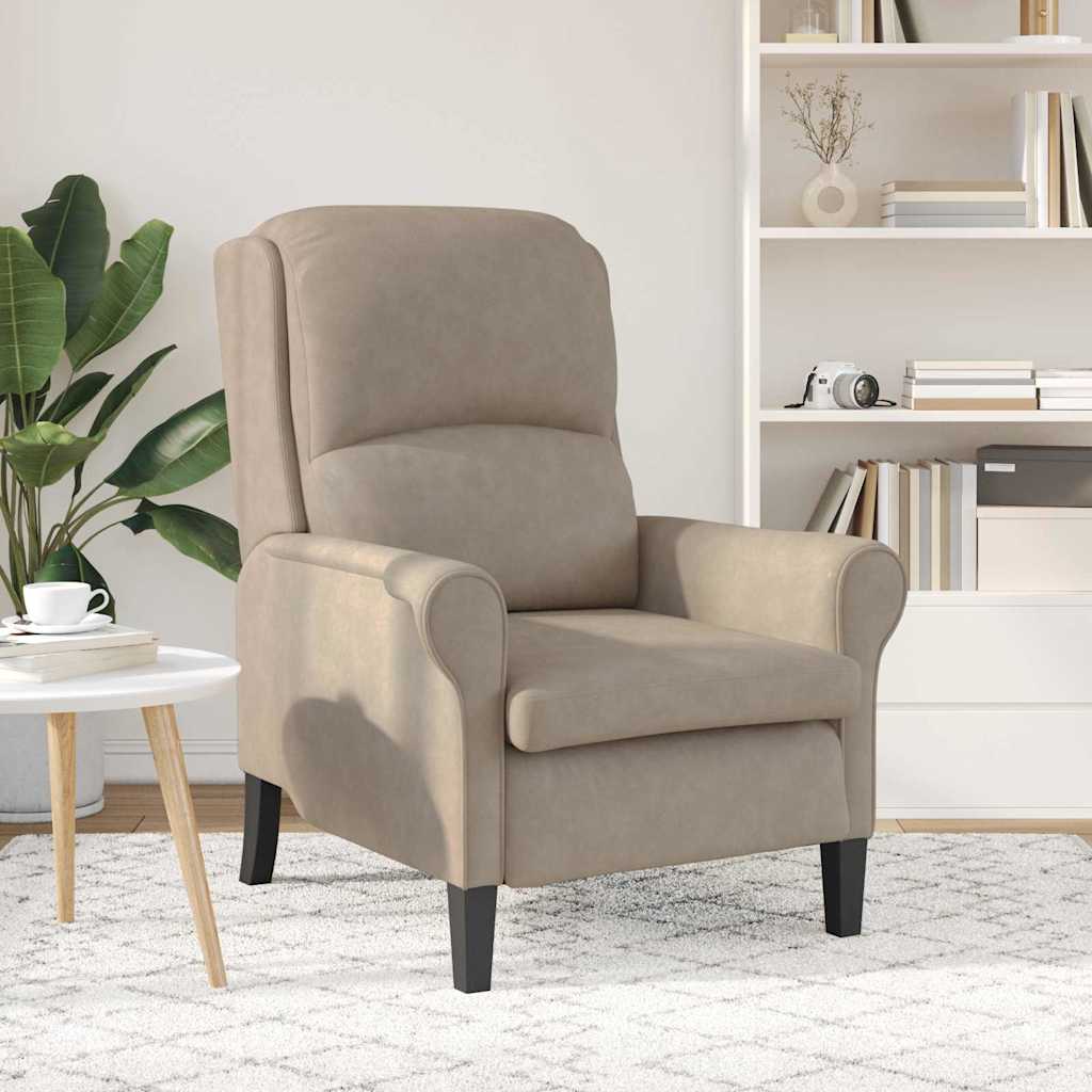 vidaXL fotel Ciemnoszary 76 x 94 x 102 cm Mikrofibra