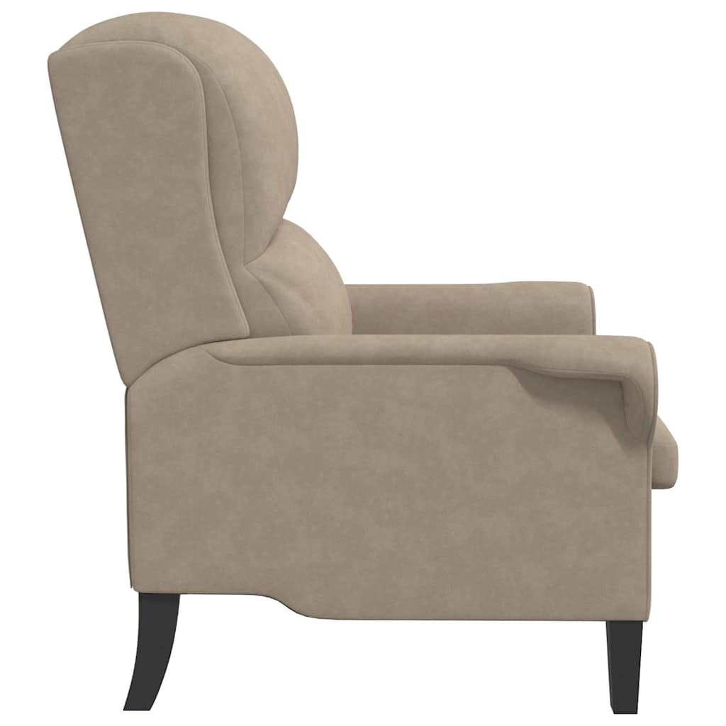 vidaXL fotel Ciemnoszary 76 x 94 x 102 cm Mikrofibra