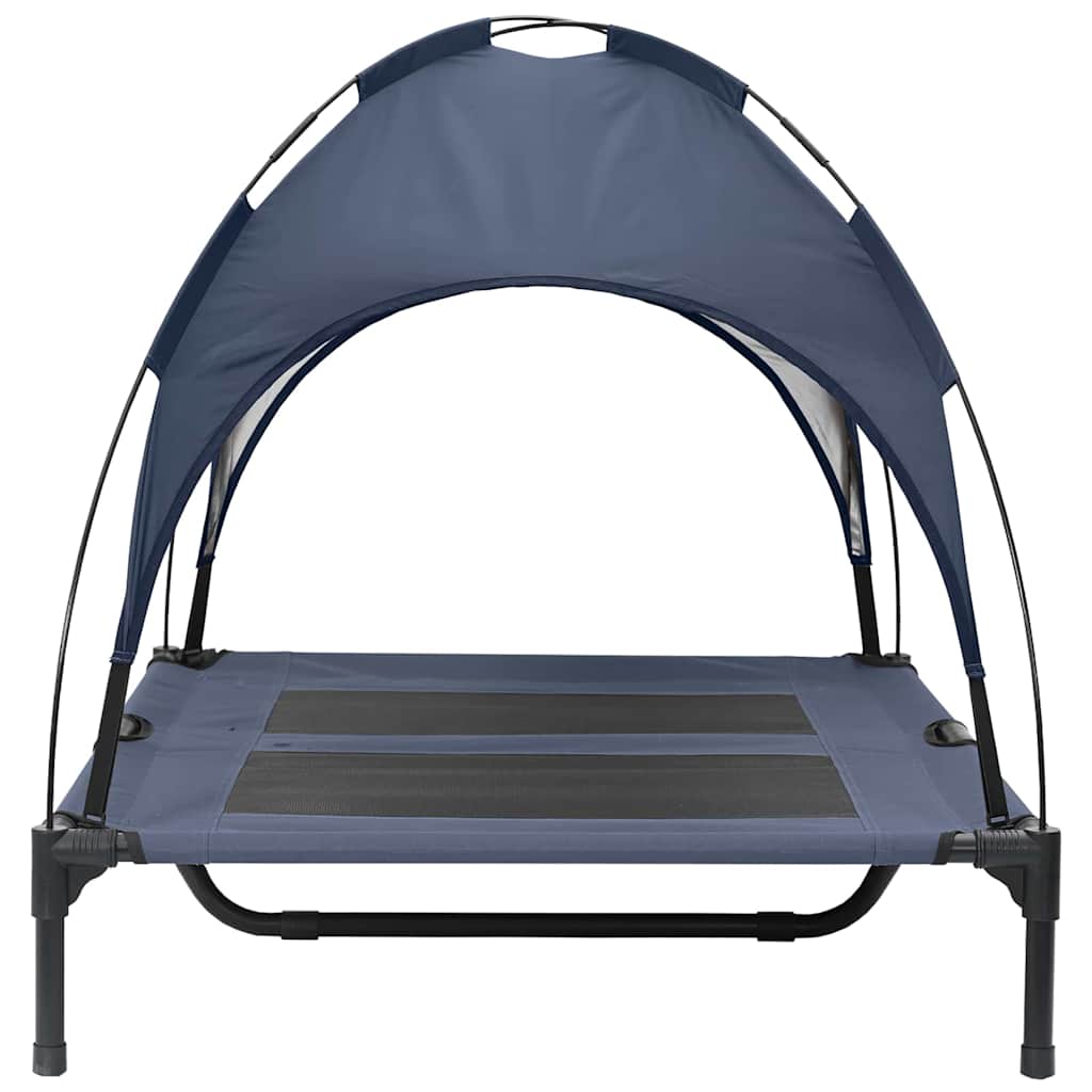 vidaXL Legowisko dla psa Granatowy 92 x 77 x 82,5 cm Stal