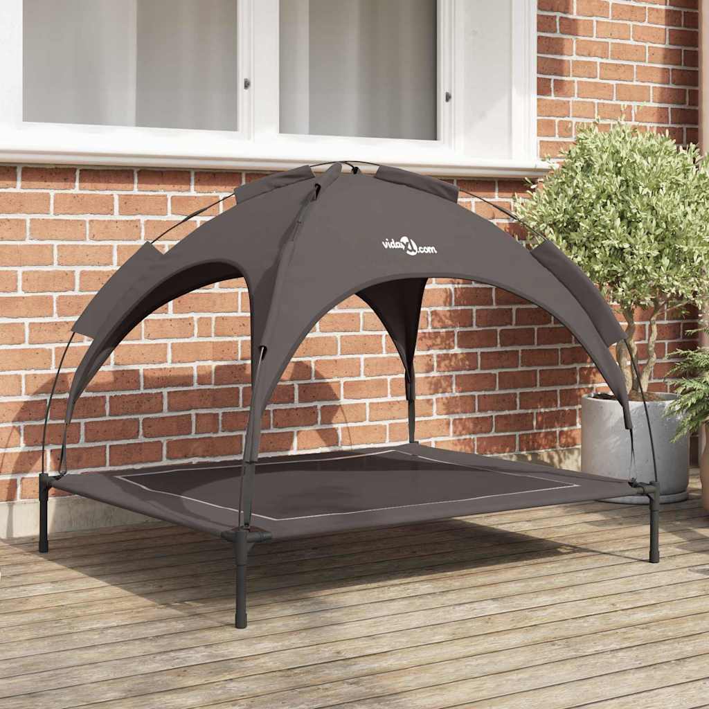 vidaXL Legowisko dla psa Brązowy 104 x 86 x 84,5 cm Stal