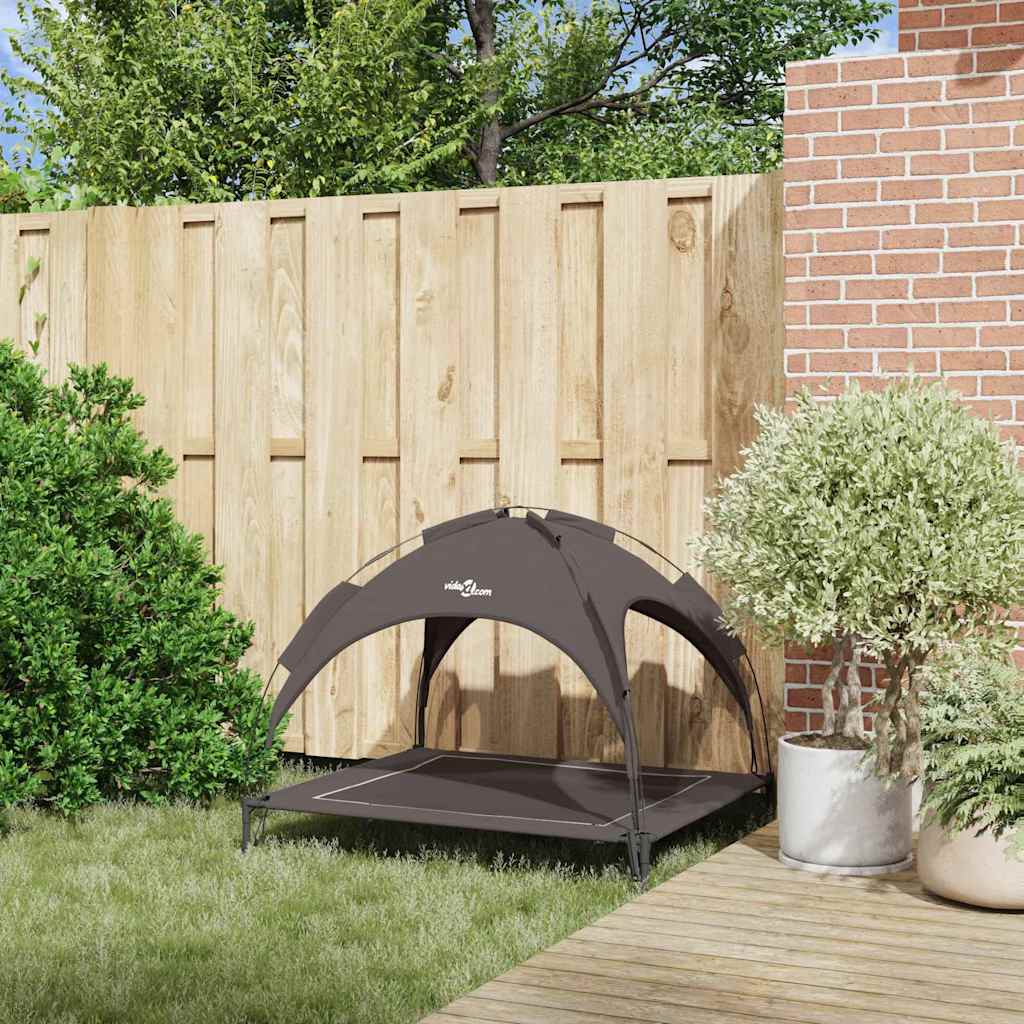 vidaXL Legowisko dla psa Brązowy 104 x 86 x 84,5 cm Stal