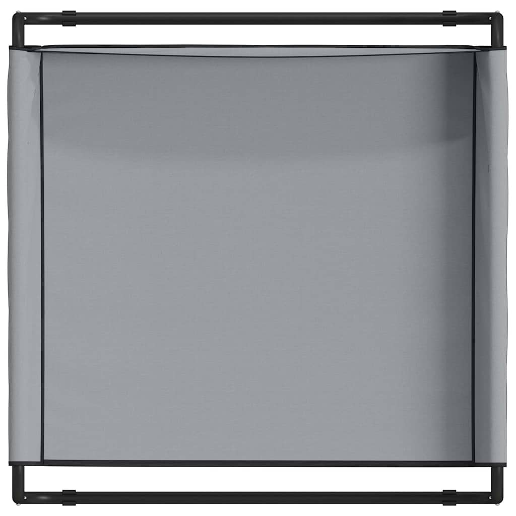 vidaXL Legowisko dla psa Jasnoszary 75 x 75 x 30 cm Stal