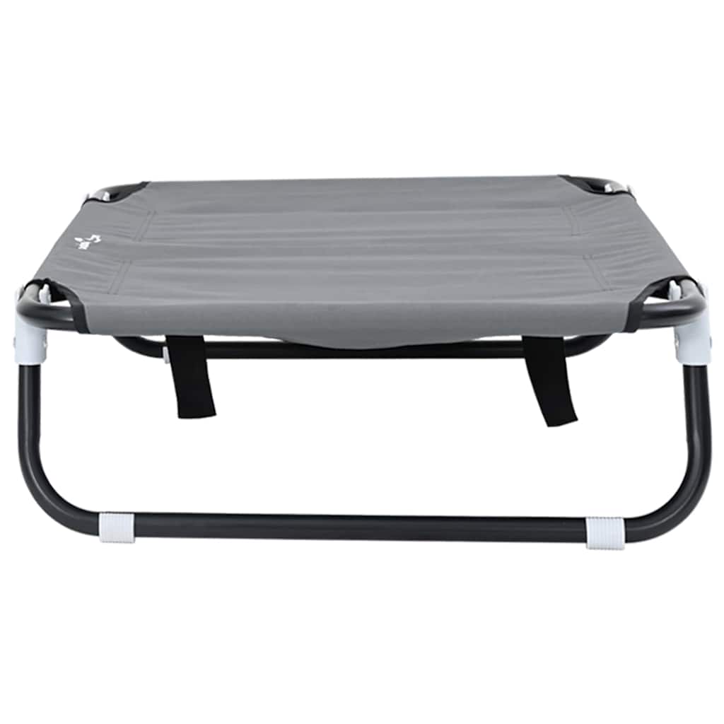 vidaXL Legowisko dla psa Jasnoszary 70 x 46 x 18 cm Stal
