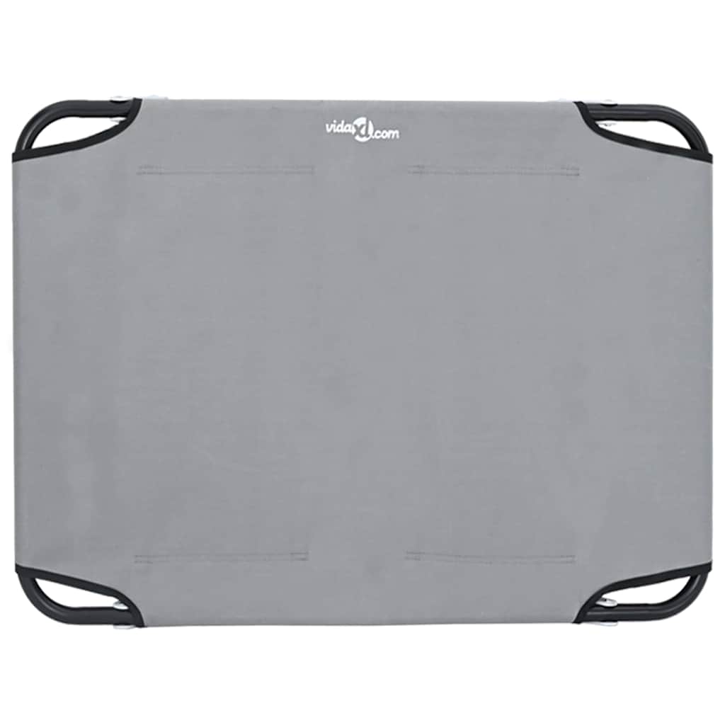vidaXL Legowisko dla psa Jasnoszary 70 x 46 x 18 cm Stal