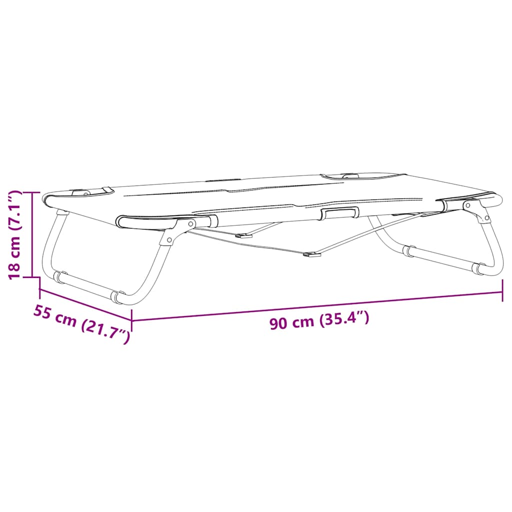 vidaXL Legowisko dla psa Jasnoszary 90 x 55 x 18 cm Stal