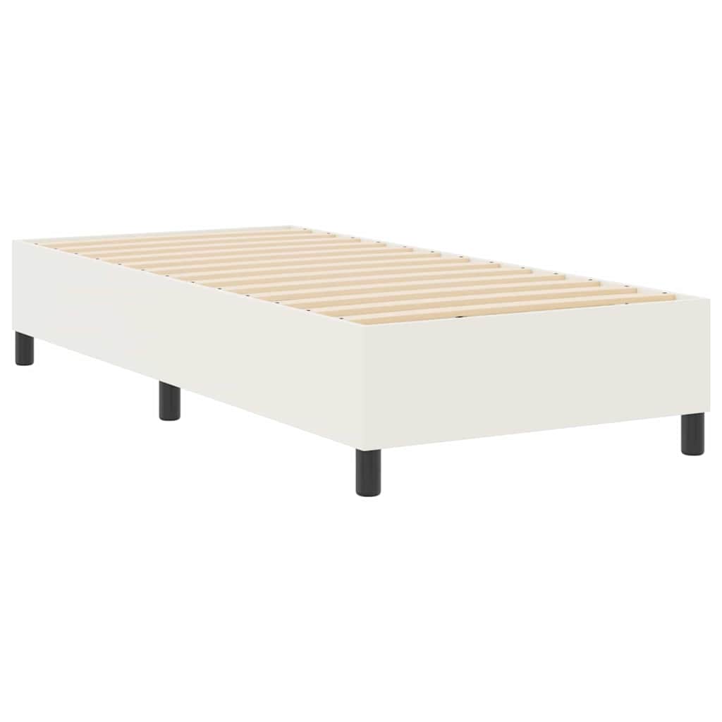 vidaXL Rama łóżka platformy Kremowy 80 x 200 cm Tkanina sztruksowa