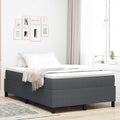 vidaXL Rama łóżka platformy Ciemnoszary 120 x 190 cm