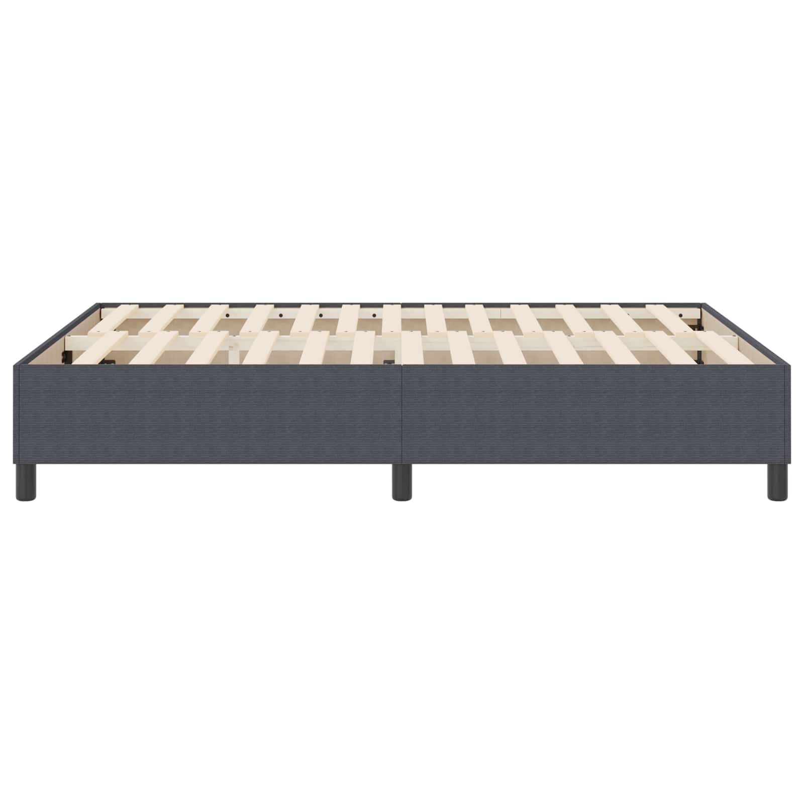 vidaXL Rama łóżka platformy Ciemnoszary 140 x 190 cm