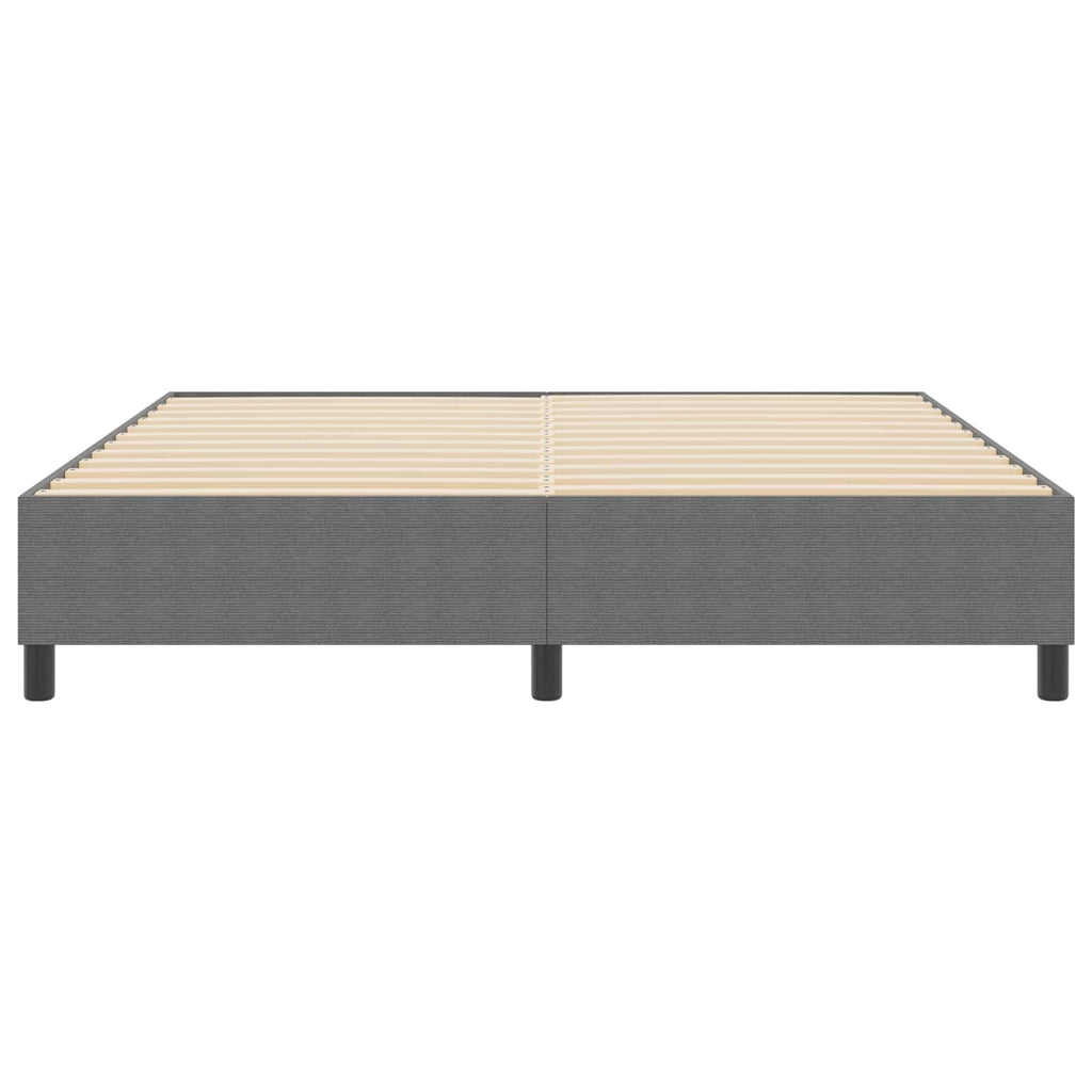vidaXL Rama łóżka platformy Jasnoszary 180 x 200 cm Tkanina sztruksowa
