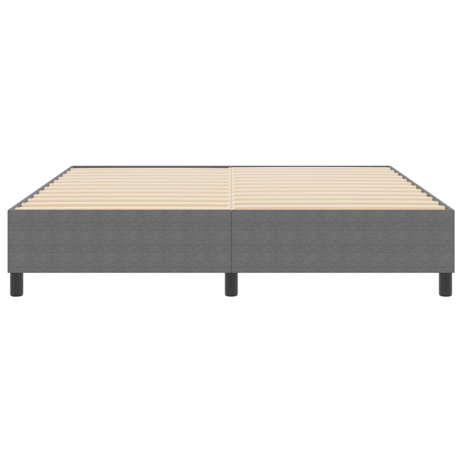 vidaXL Rama łóżka platformy Jasnoszary 180 x 200 cm Tkanina sztruksowa