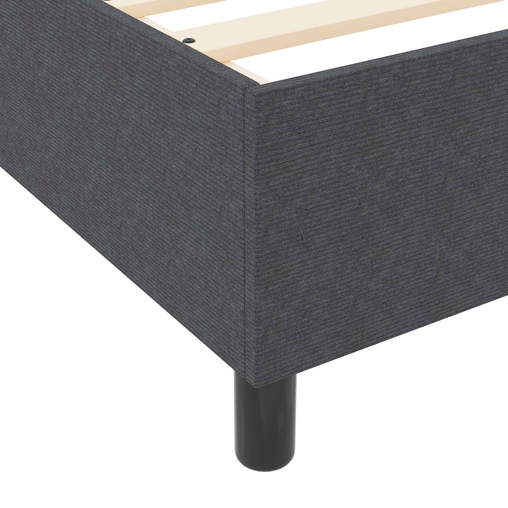 vidaXL Rama łóżka platformy Ciemnoszary 180 x 200 cm