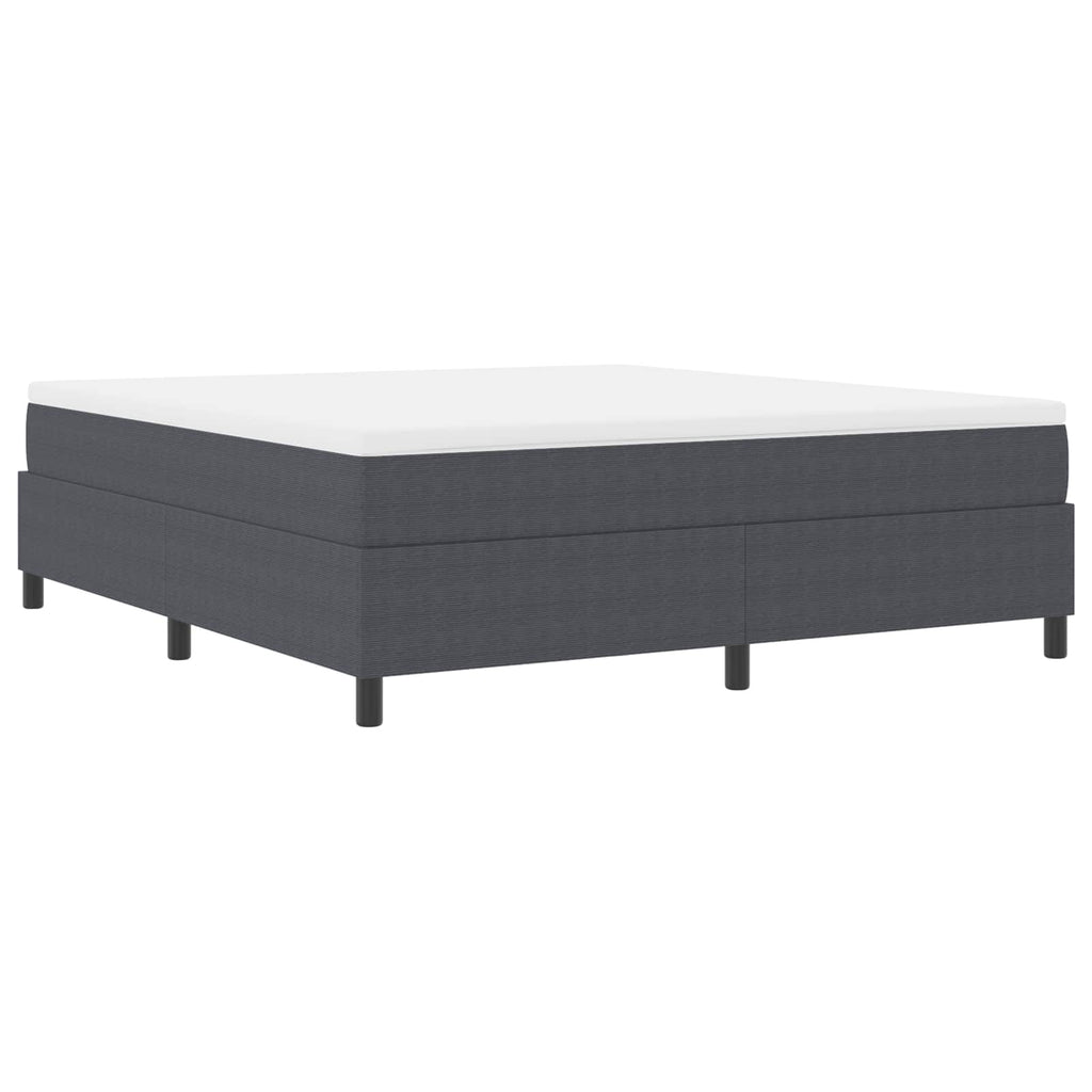 vidaXL Rama łóżka platformy Ciemnoszary 180 x 200 cm
