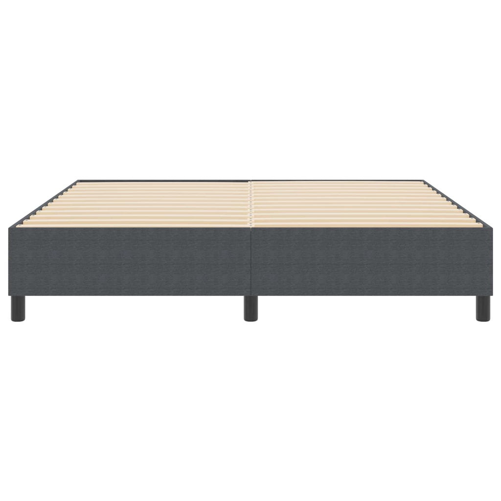 vidaXL Rama łóżka platformy Ciemnoszary 180 x 200 cm