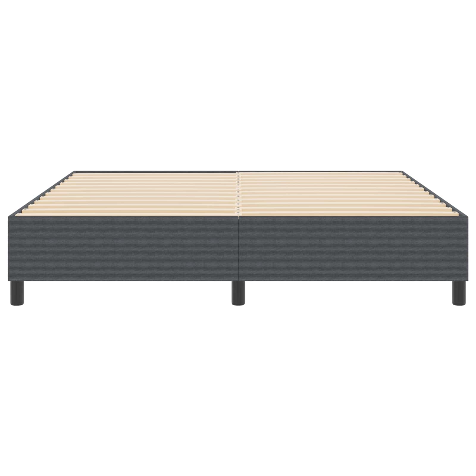 vidaXL Rama łóżka platformy Ciemnoszary 180 x 200 cm