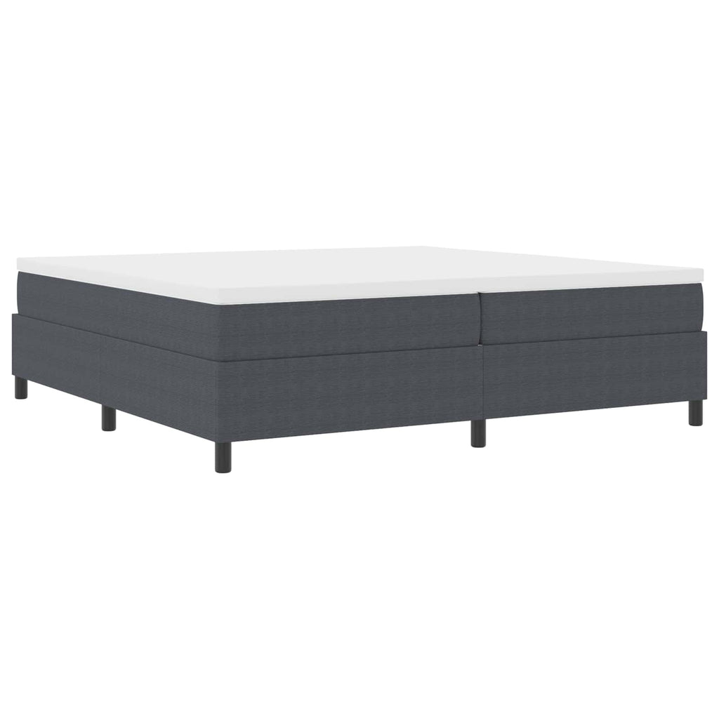 vidaXL Rama łóżka platformy Ciemnoszary 200 x 200 cm