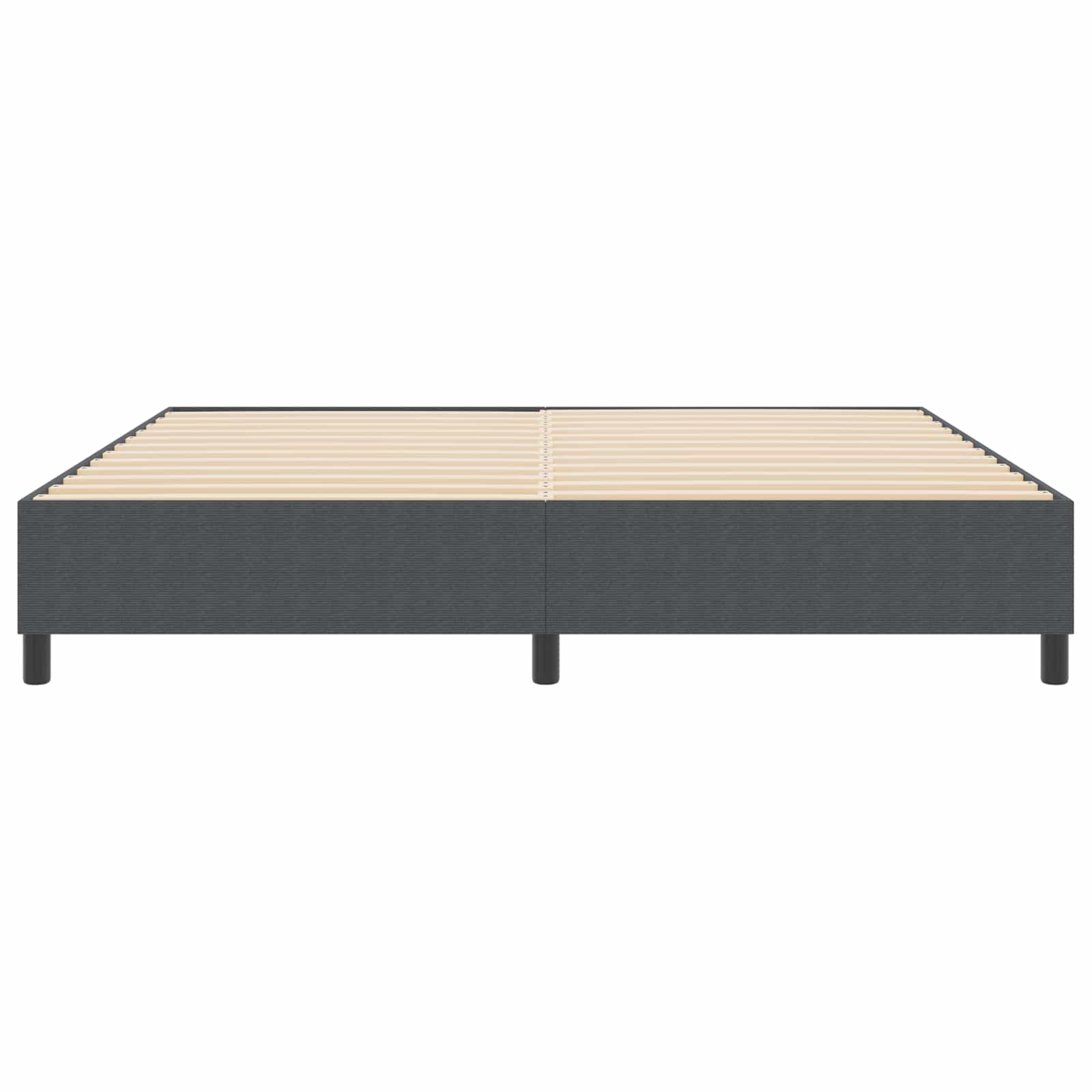 vidaXL Rama łóżka platformy Ciemnoszary 200 x 200 cm