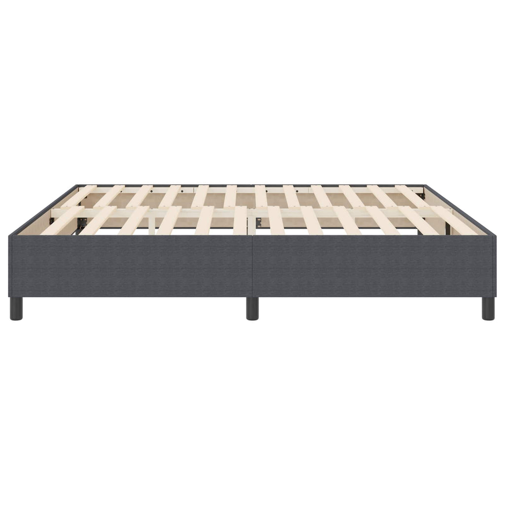 vidaXL Rama łóżka platformy Ciemnoszary 200 x 200 cm