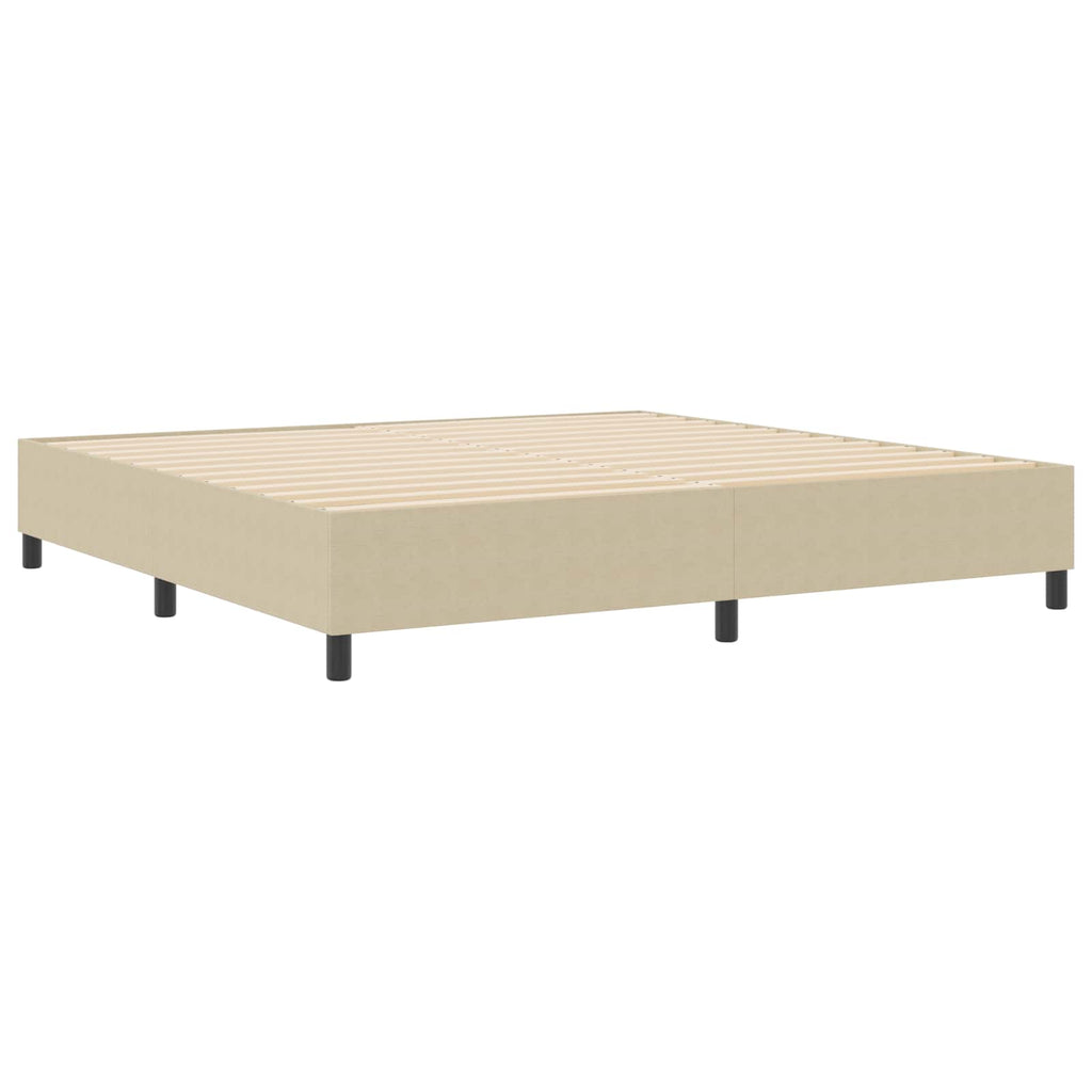 vidaXL Rama łóżka platformy Szary zielony 200 x 200 cm