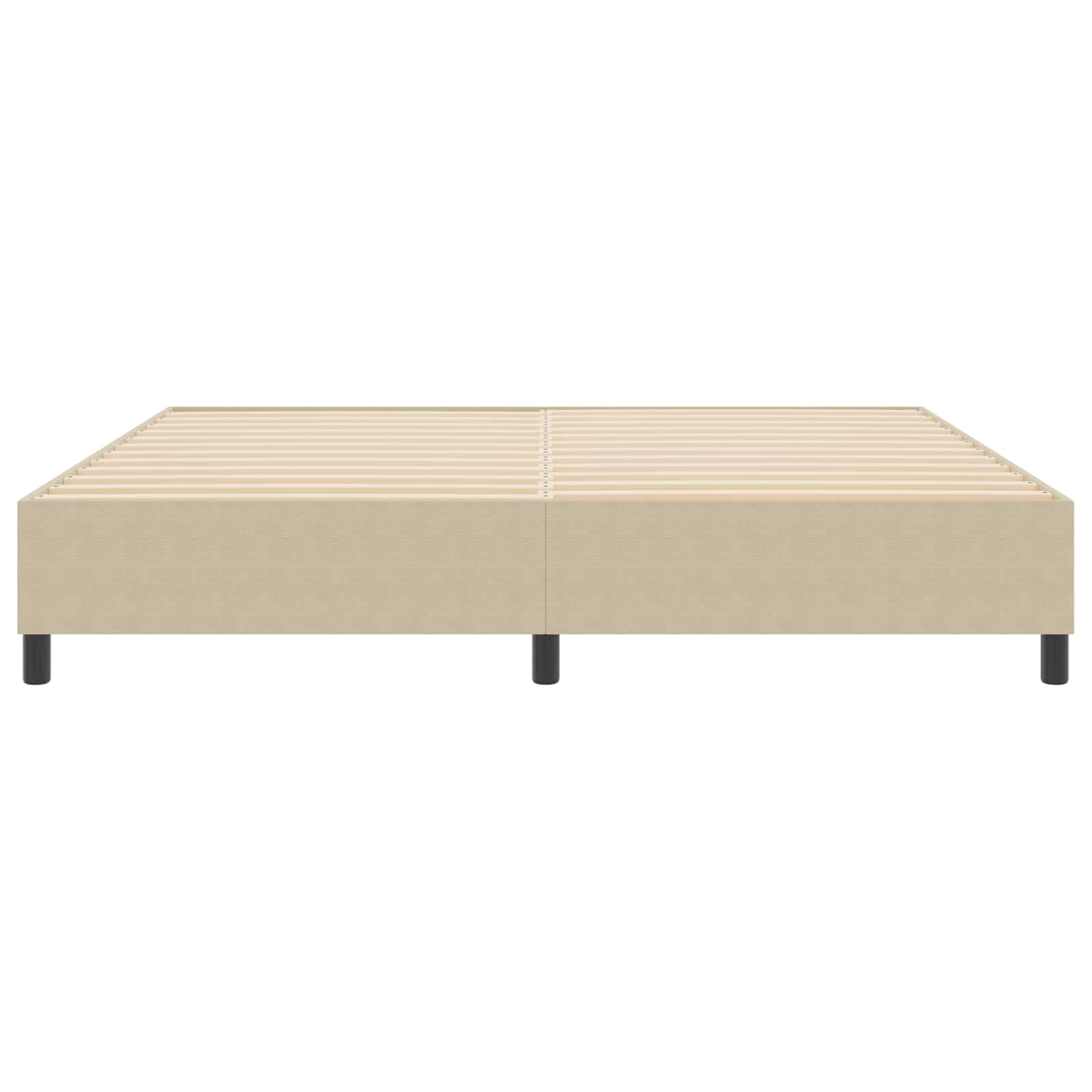 vidaXL Rama łóżka platformy Szary zielony 200 x 200 cm