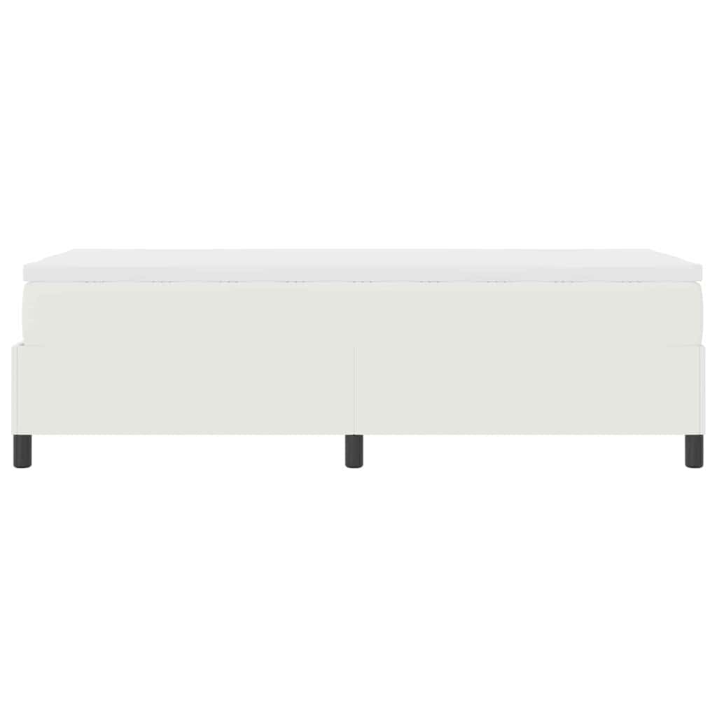 vidaXL Łóżko sprężynowe Kremowy i Biały 100 x 200 cm