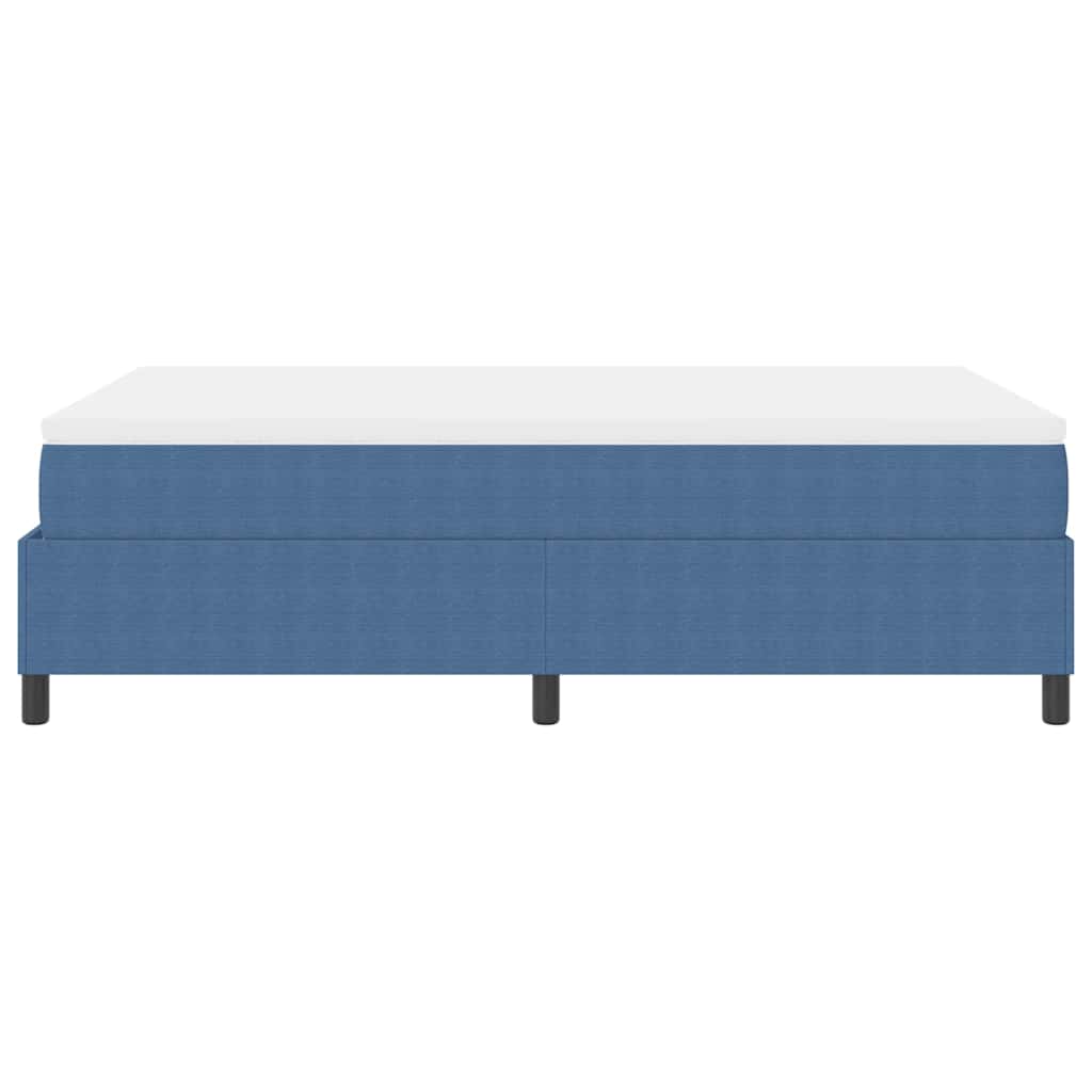 vidaXL Łóżko sprężynowe Niebieski i biały 120 x 200 cm