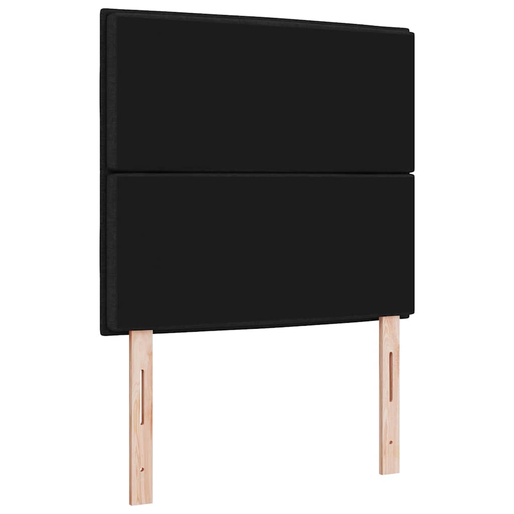 vidaXL Zagłówek Czarny 100 cm tkanina