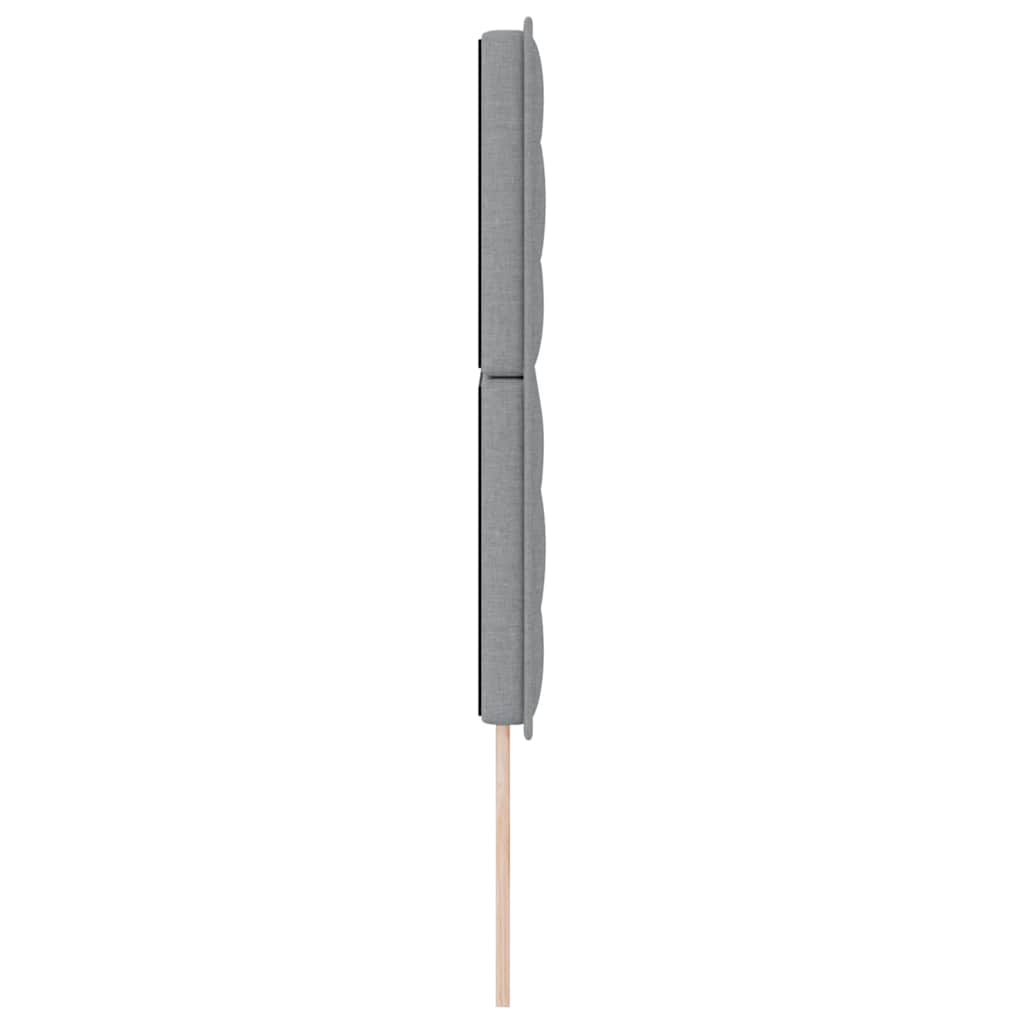 vidaXL Zagłówek Jasnoszary 144 cm tkanina