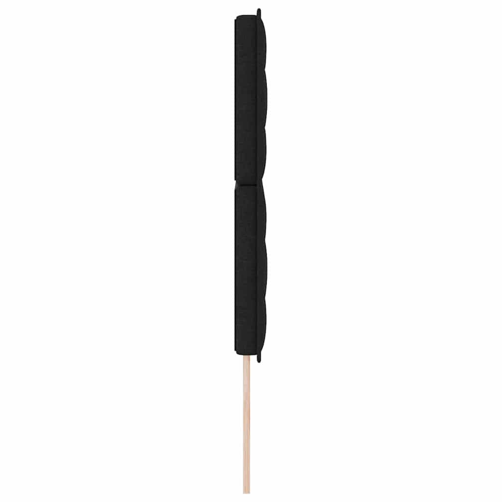 vidaXL Zagłówek Czarny 144 cm tkanina