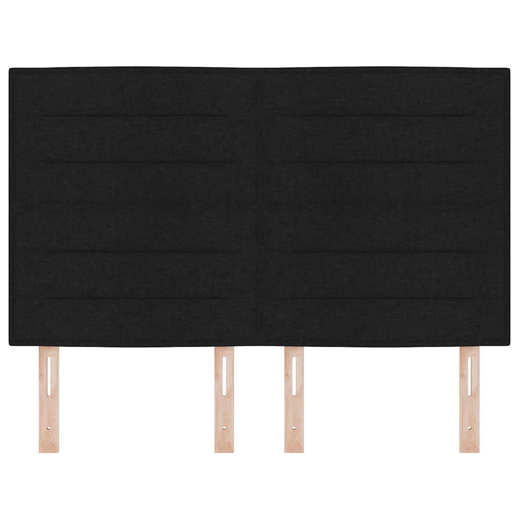 vidaXL Zagłówek Czarny 160 cm tkanina