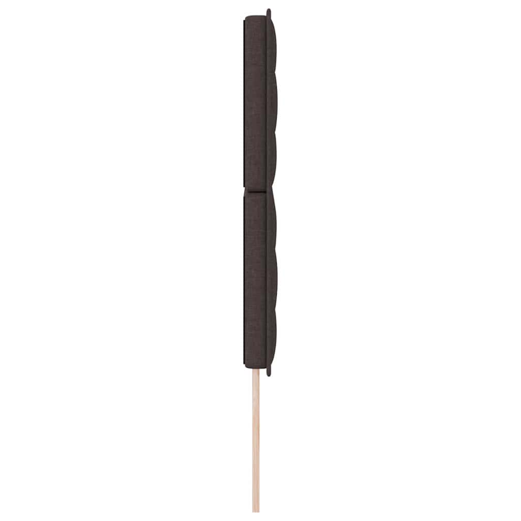 vidaXL Zagłówek Ciemny brąz 160 cm tkanina