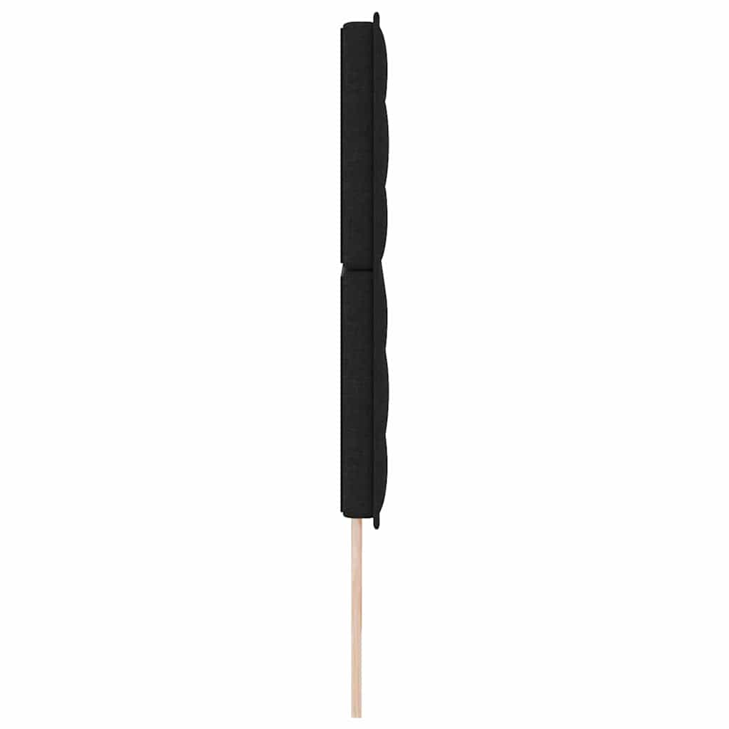 vidaXL Zagłówek Czarny 180 cm tkanina