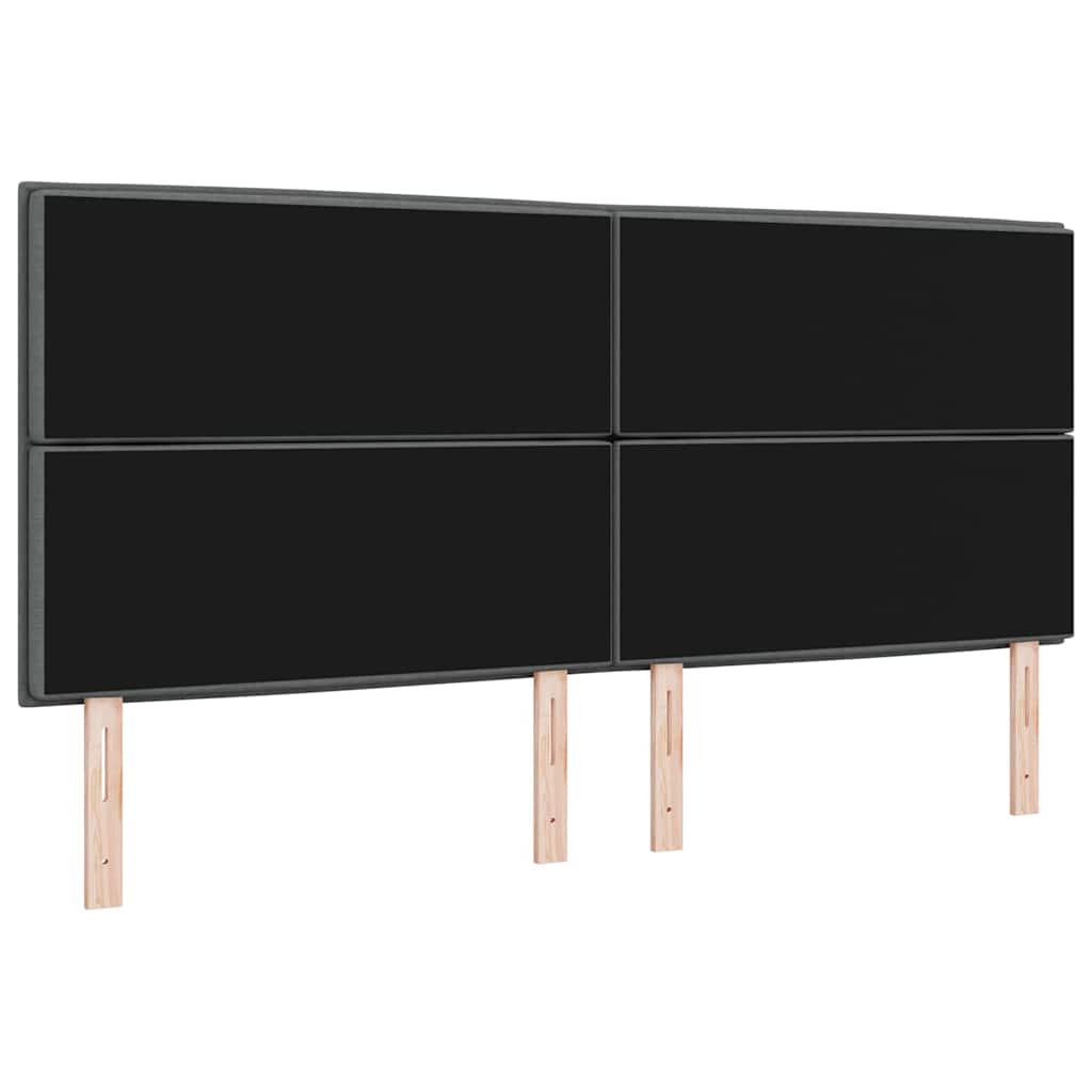vidaXL Zagłówek Ciemnoszary 200 cm tkanina