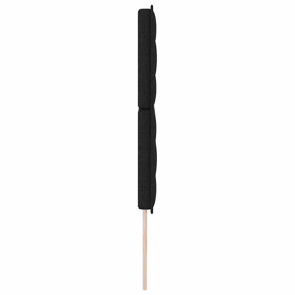 vidaXL Zagłówek Czarny 200 cm tkanina