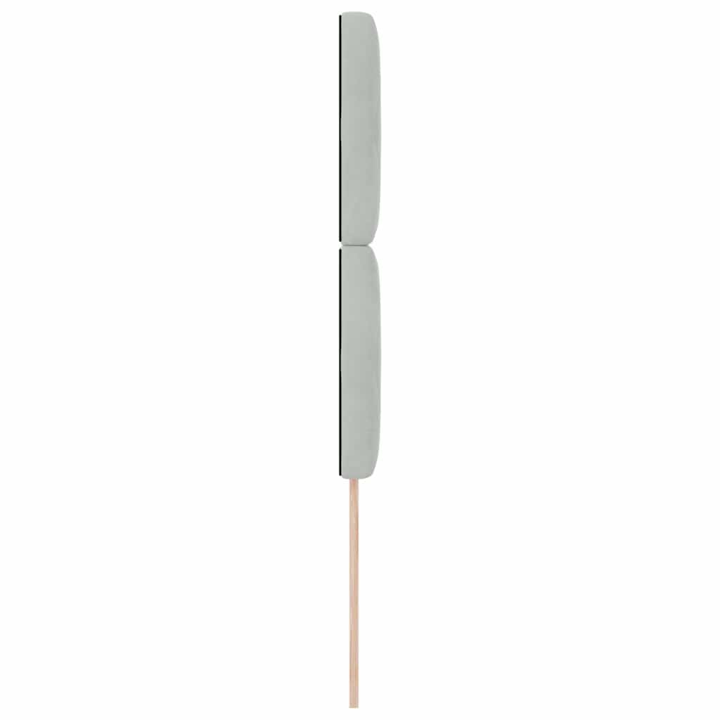 vidaXL Zagłówek Jasnoszary 90 cm Aksamit