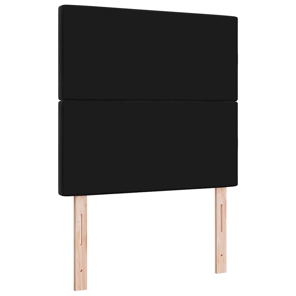 vidaXL Zagłówek Czarny 90 cm Aksamit