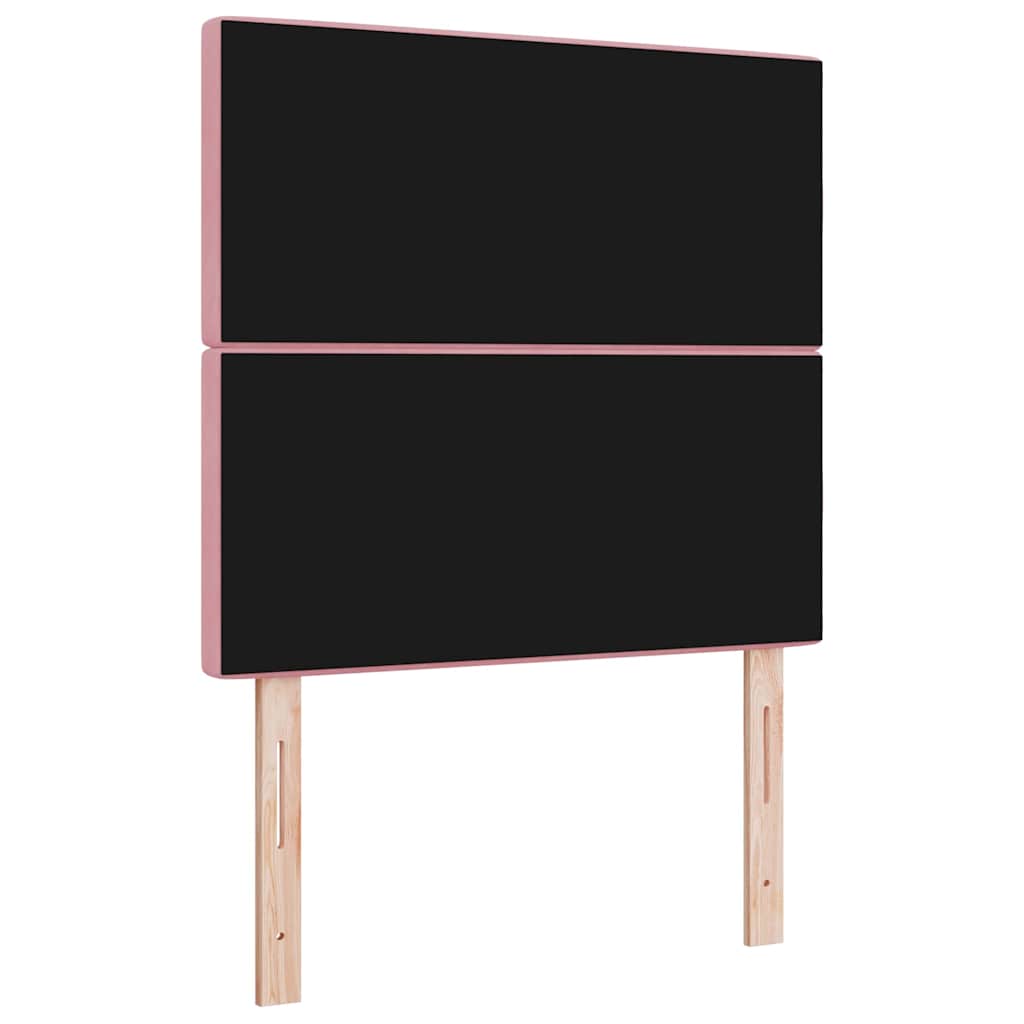 vidaXL Zagłówek Różowy 100 cm Aksamit