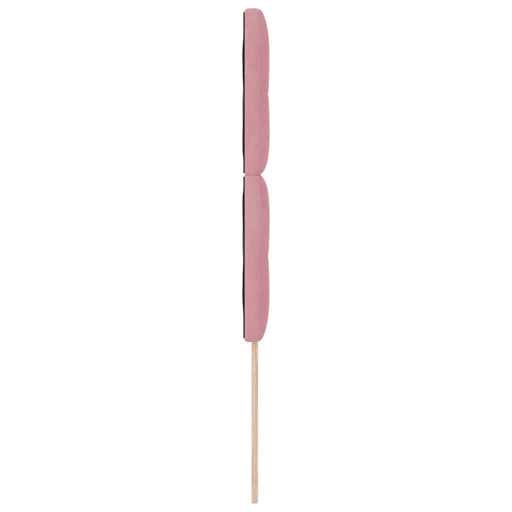 vidaXL Zagłówek Różowy 80 cm Aksamit