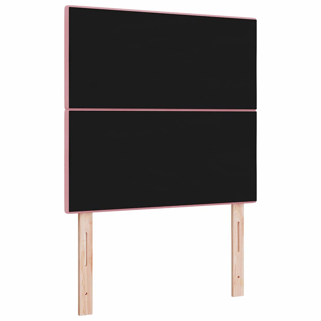 vidaXL Zagłówek Różowy 90 cm Aksamit