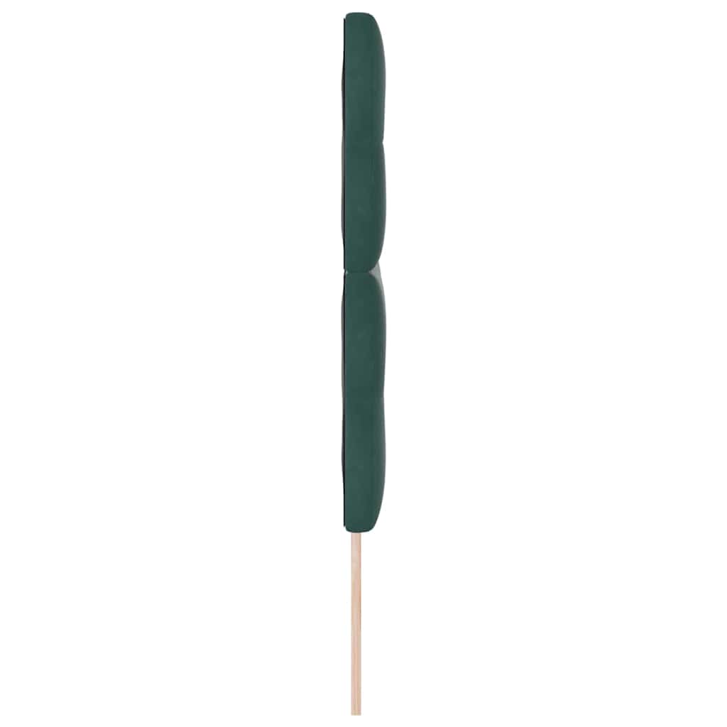 vidaXL Zagłówek Ciemna zieleń 160 cm Aksamit